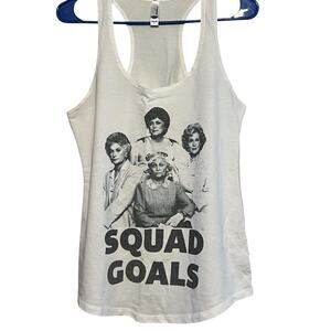 Golden Girls Squad Goals Funny Racerback Tank